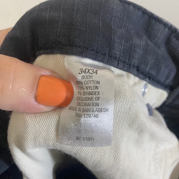 Ridgecut Toughwear Men's Mid-Rise Relaxed Fit Ultra Work Pants Dark Gray Sz 34 - Picture 10 of 12